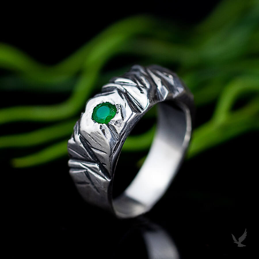 anel de formatura masculino verde