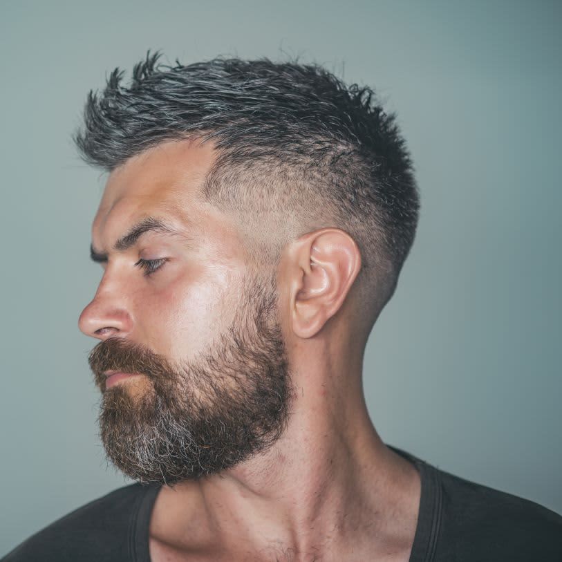 low fade barba