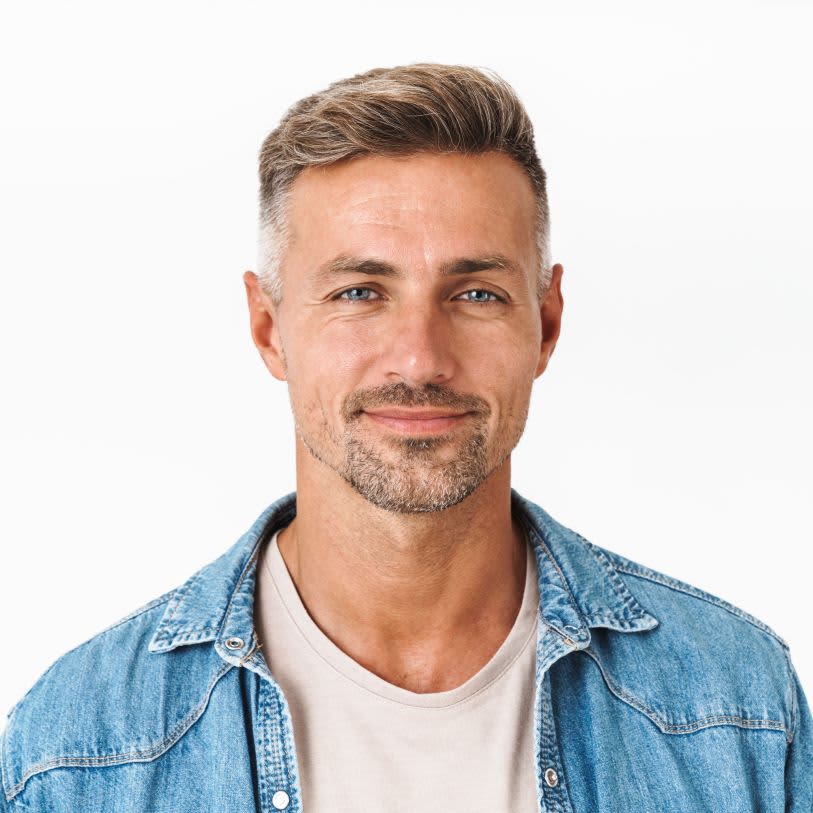 estilos de barba para cabelo médio