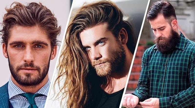 tendências cabelo e barba masculina
