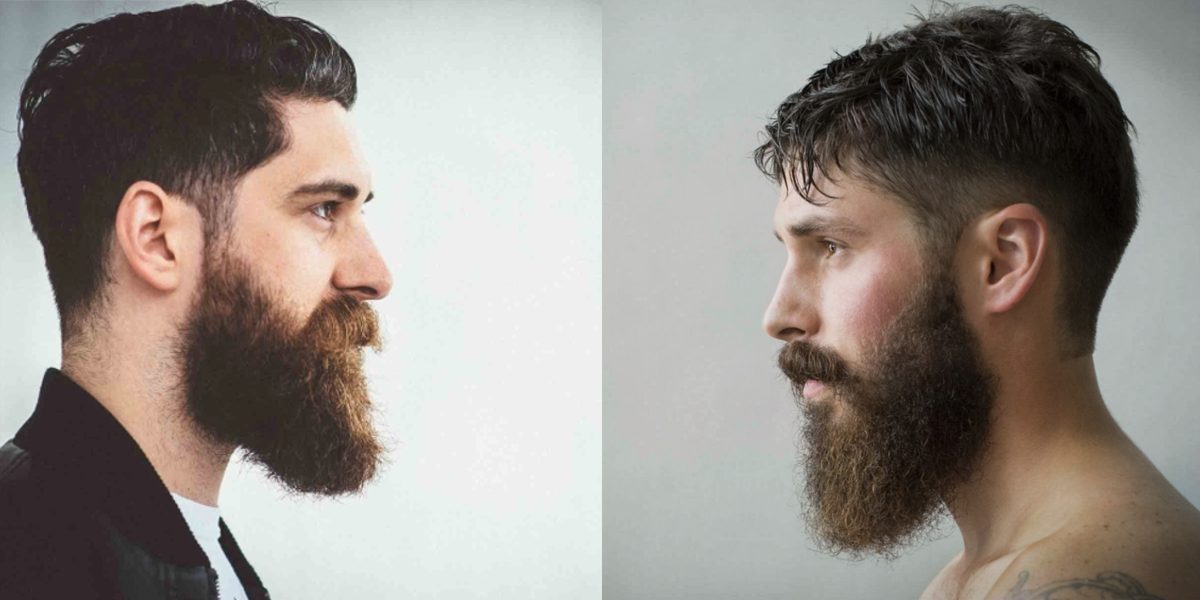 visual moderno masculino barba e cabelo