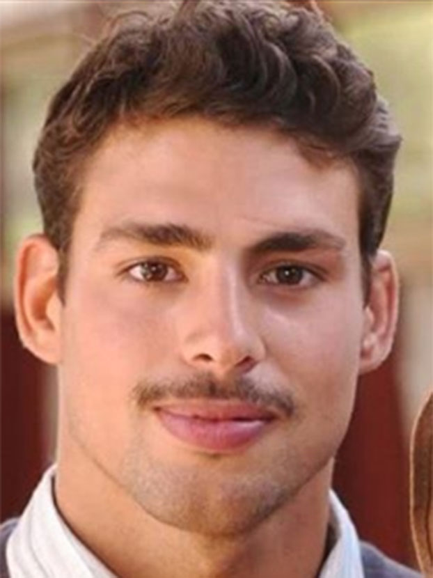 bigode fino em homens