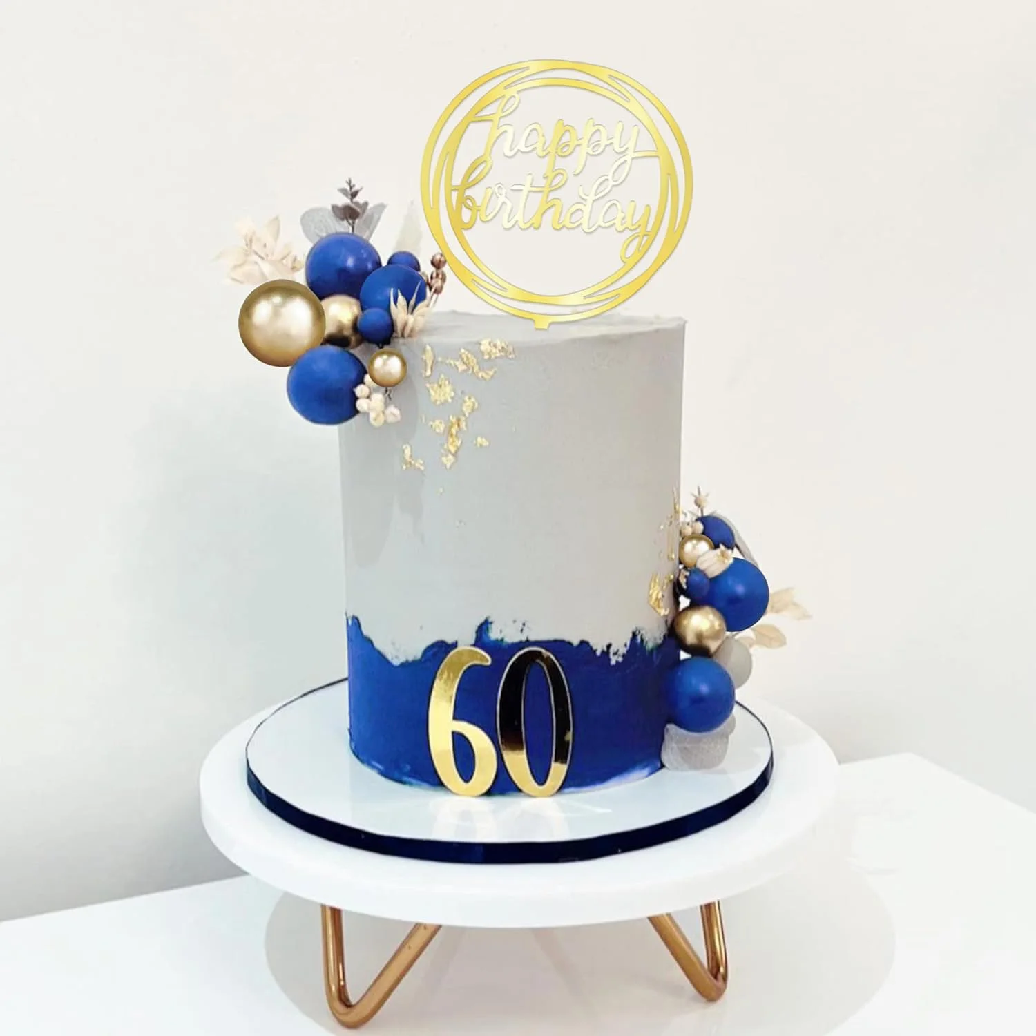 bolo masculino minimalista azul