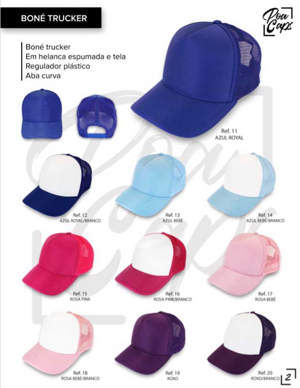 boné aba reta personalizado