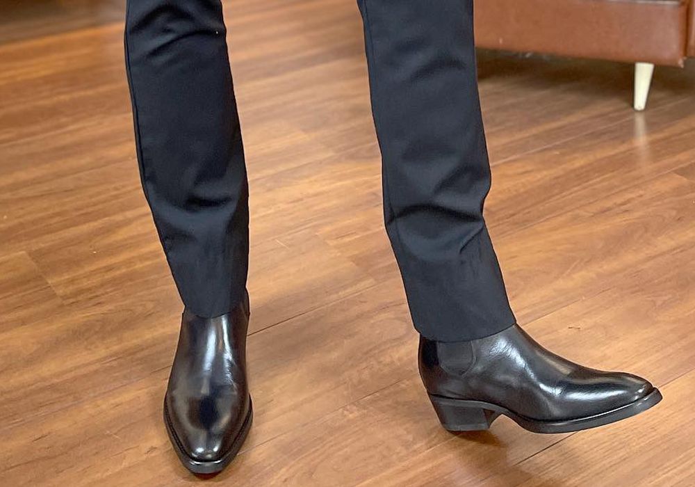 bota western masculina salto