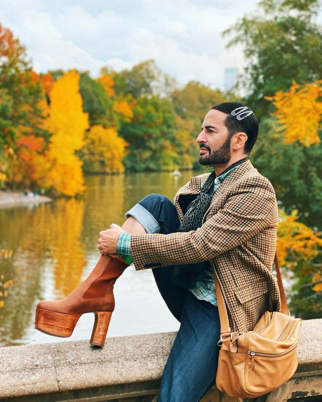 bota masculina com salto cubano