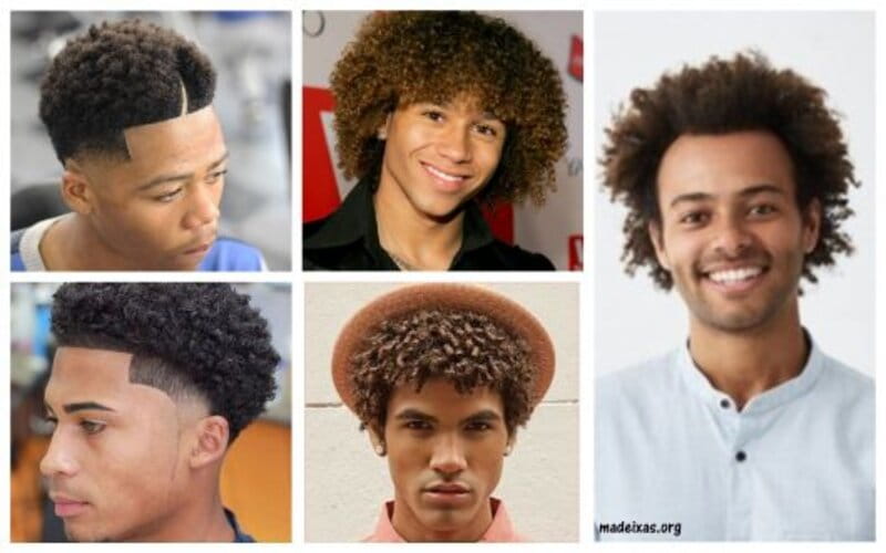 cabelo ondulado masculino