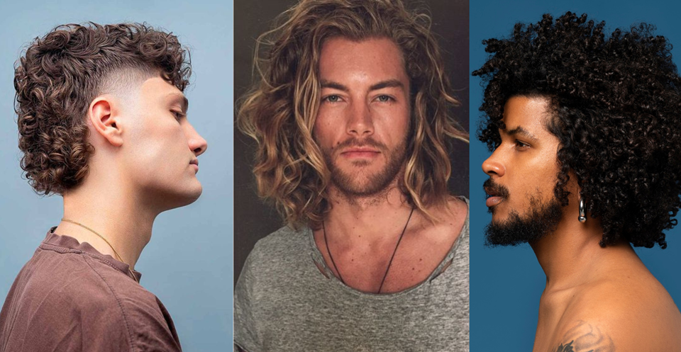 finalização cabelo cacheado masculino