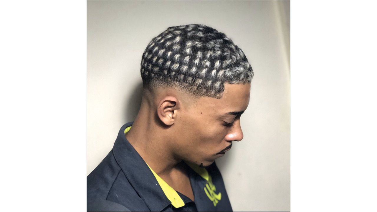 cabelo neon masculino