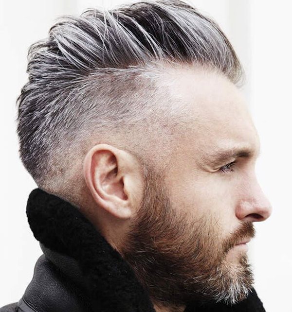 visual moderno masculino barba e cabelo