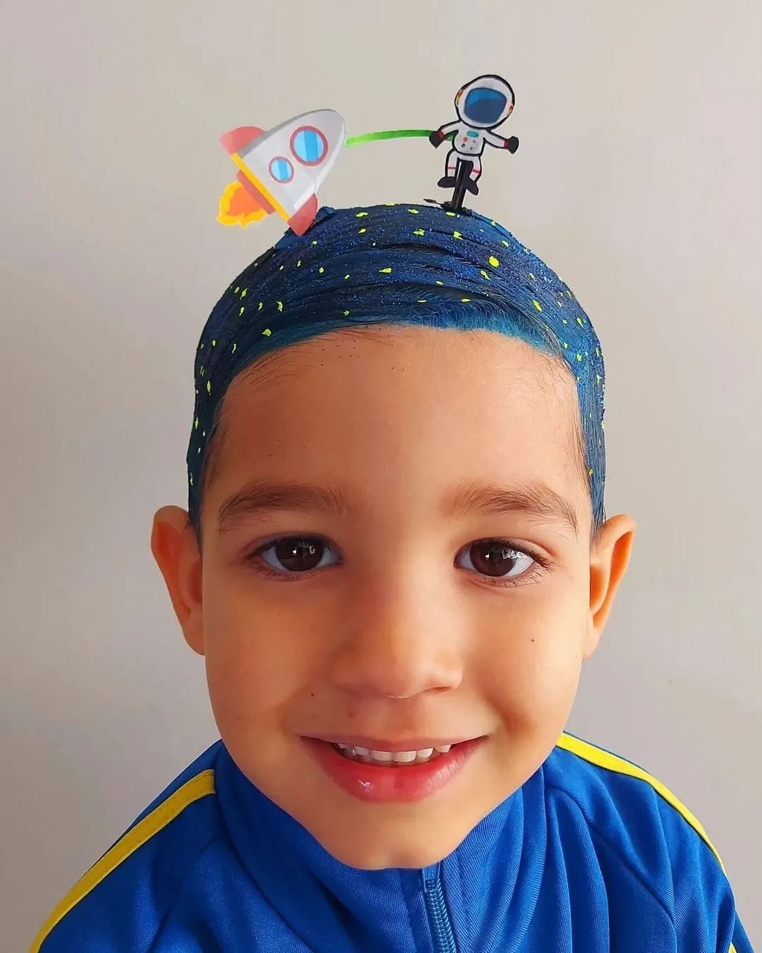 diy cabelo maluco pipoca