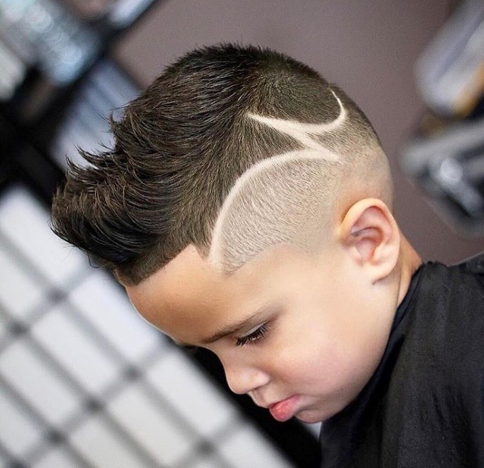 buzz cut estiloso