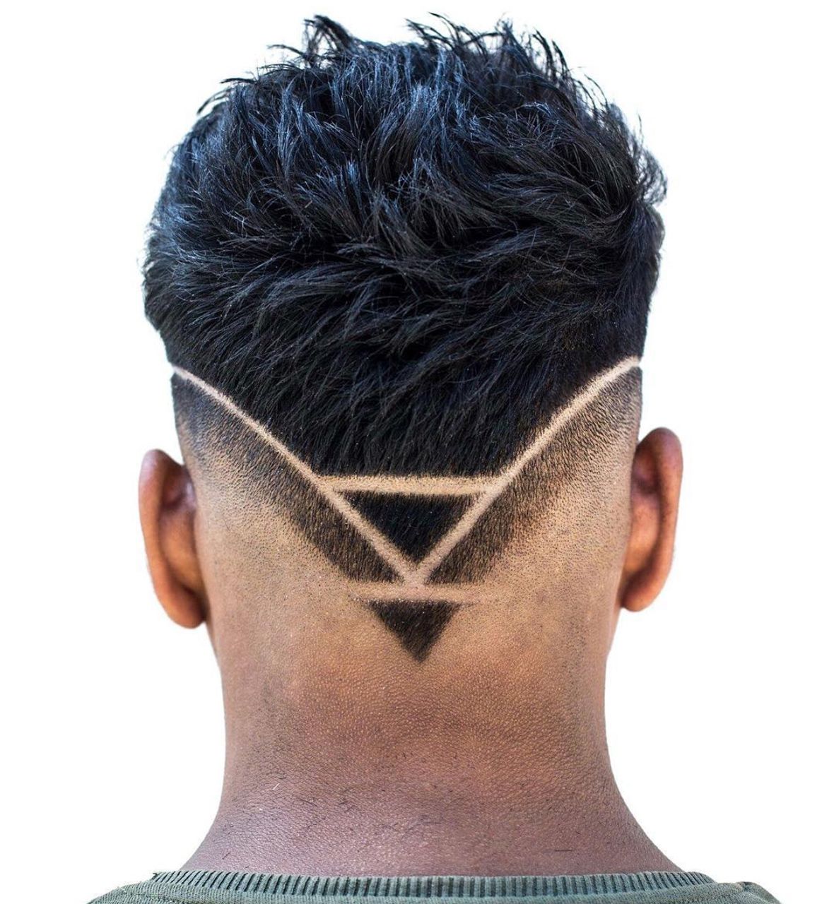 risca de navalha cabelo
