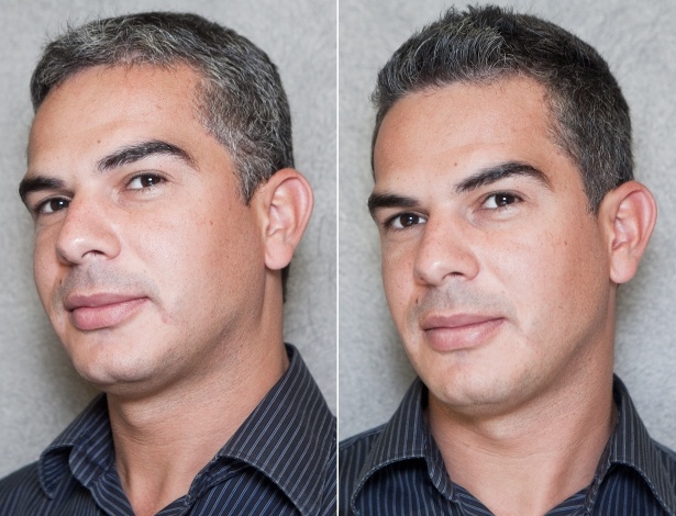 cabelo branco masculino estilizado