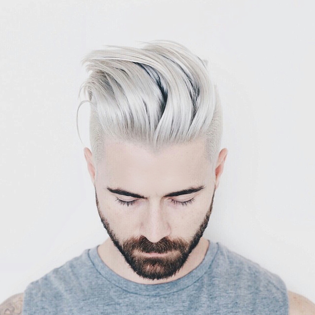 cortes para cabelo grisalho homem