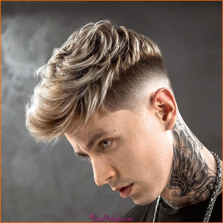 luzes platinadas masculinas