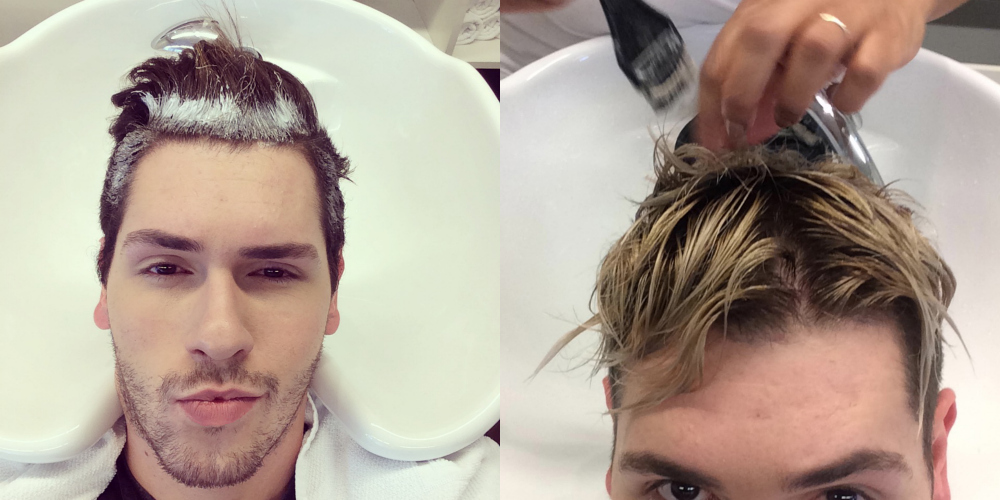 transformação cabelo masculino