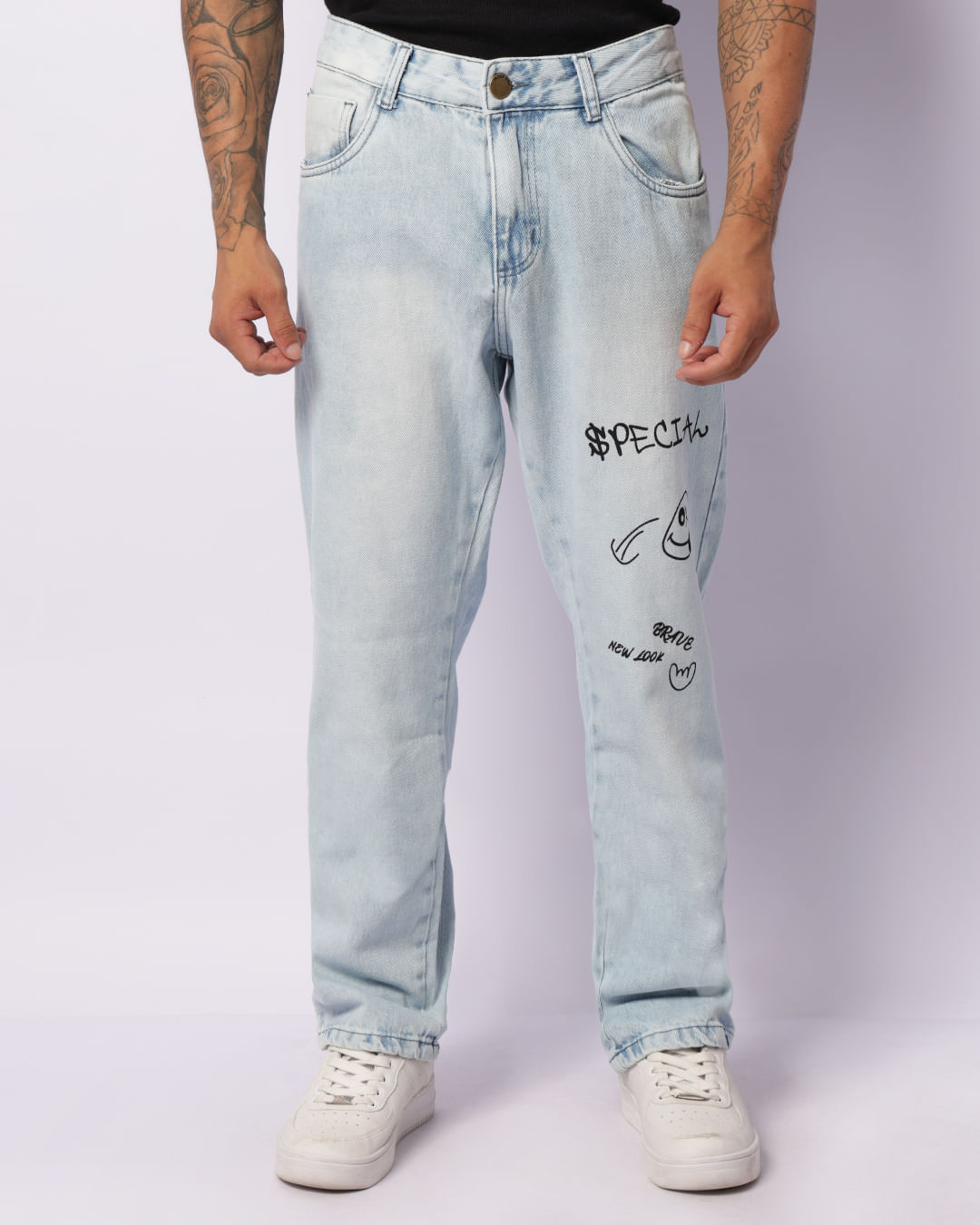 calça estampada masculina étnica