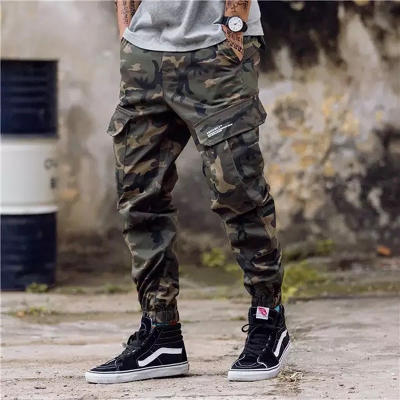 calça estampada masculina oversized