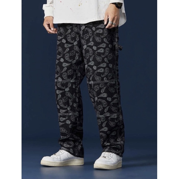 calça estampada masculina tropical