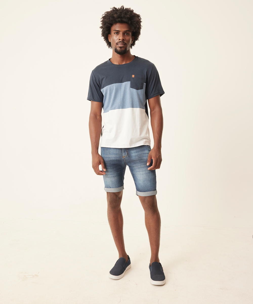 como dobrar barra calça masculina