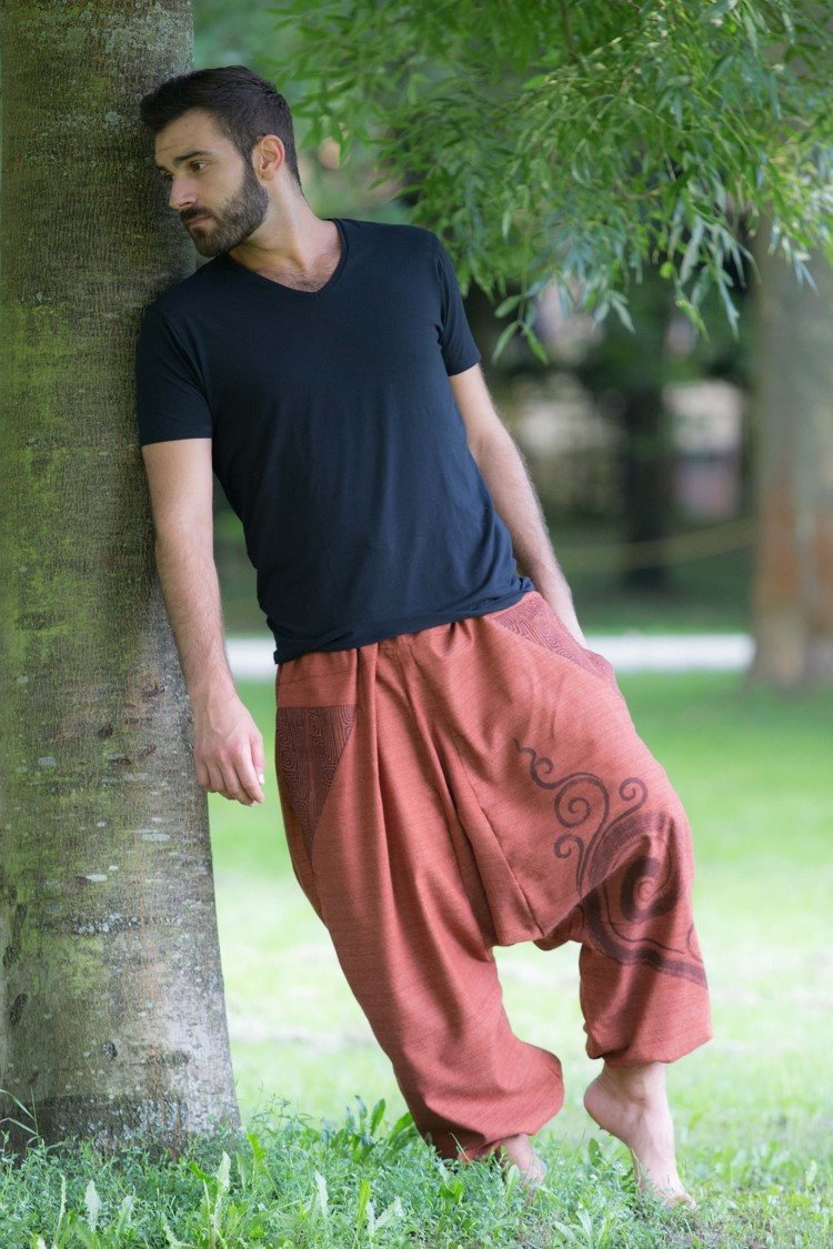 calça masculina wide leg