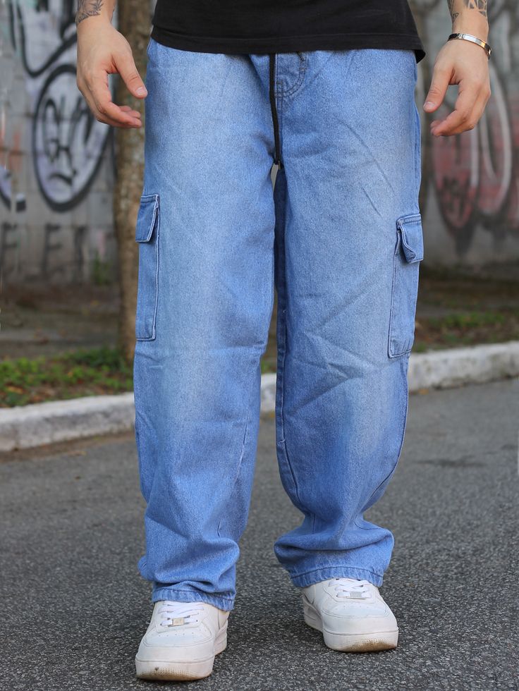 calça masculina oversized