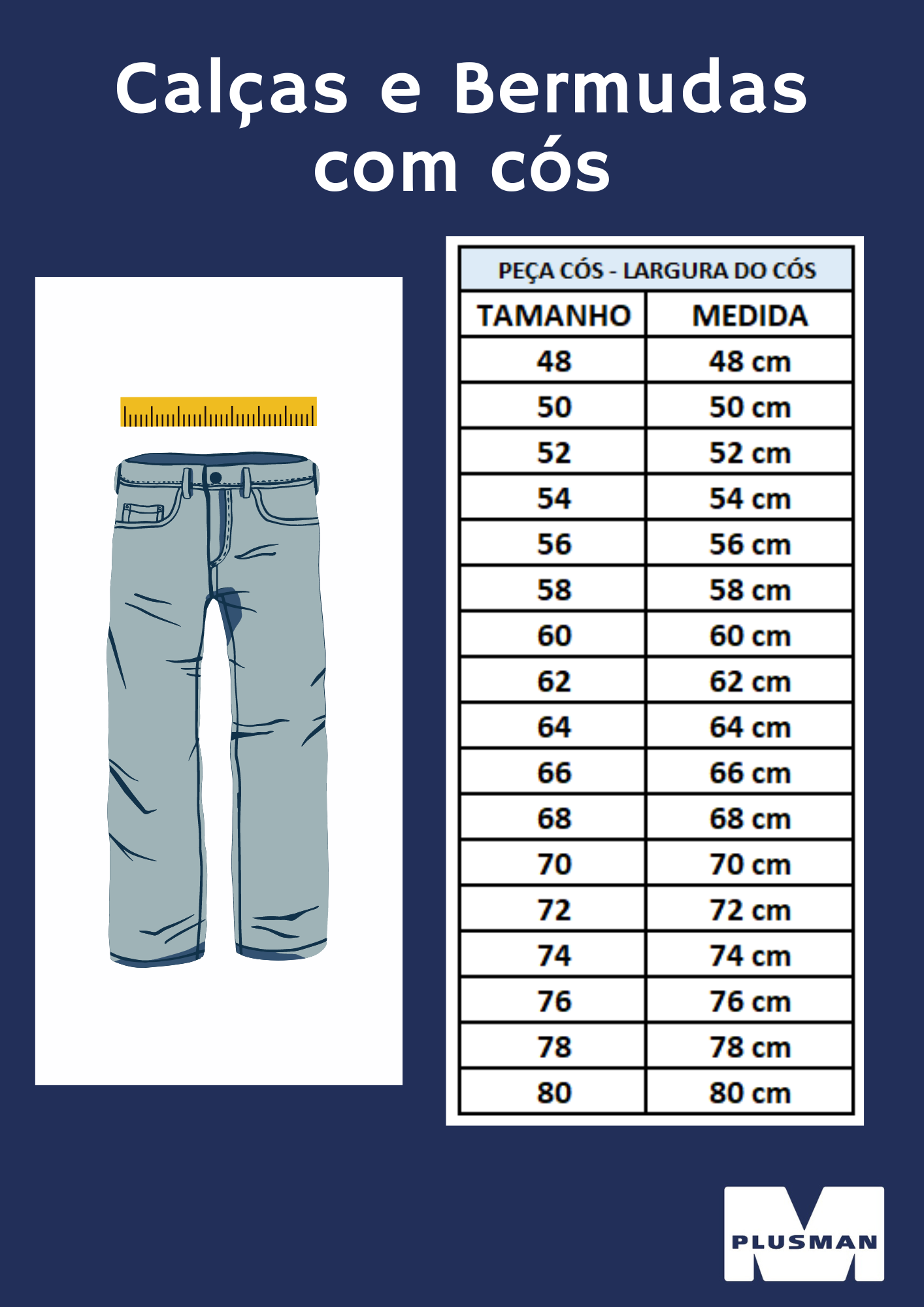calça masculina plus size 56