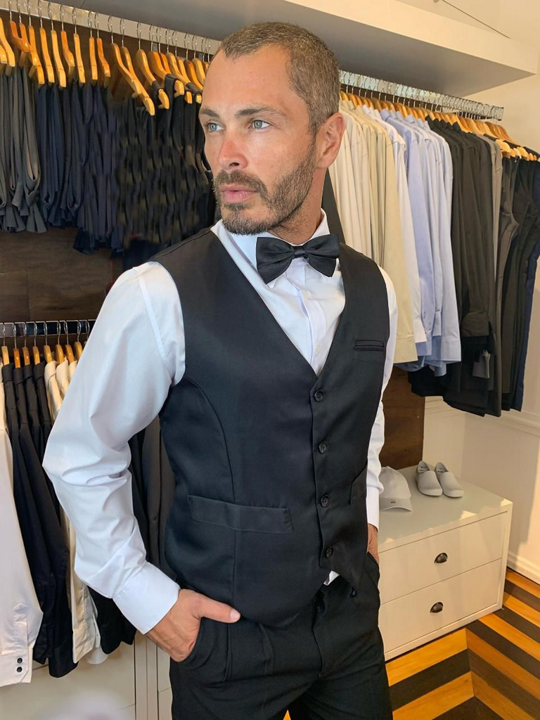 como usar colete com camisa social