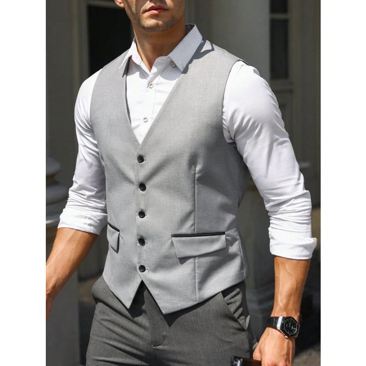 colete de linho masculino