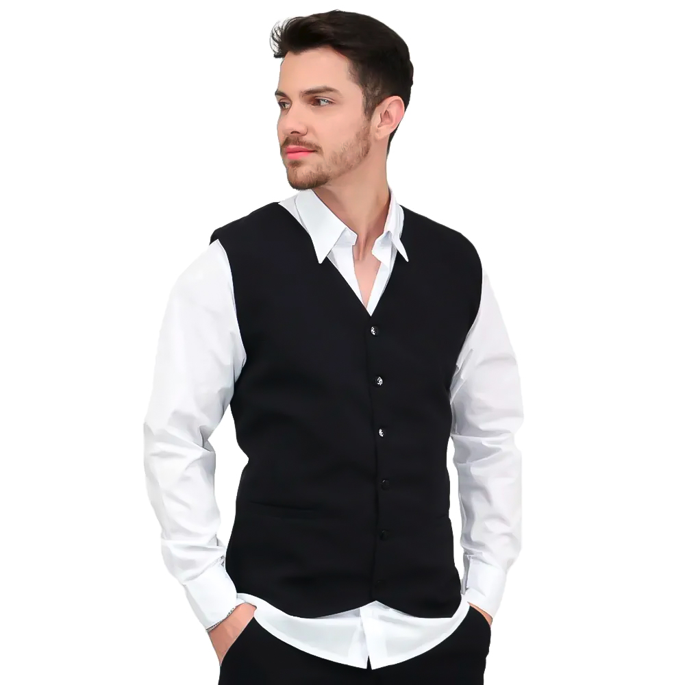 colete masculino slim fit