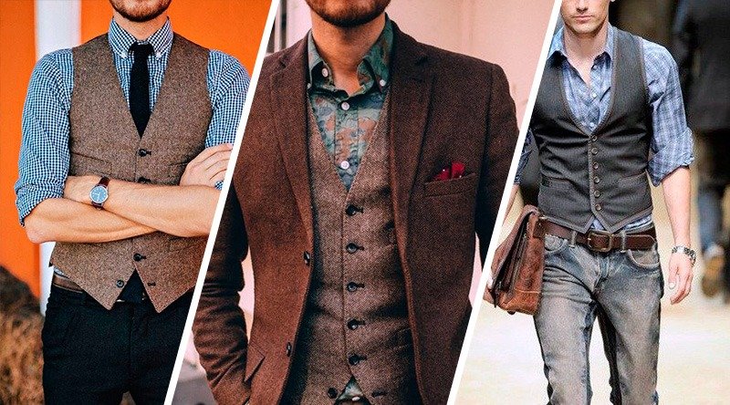 colete masculino xadrez