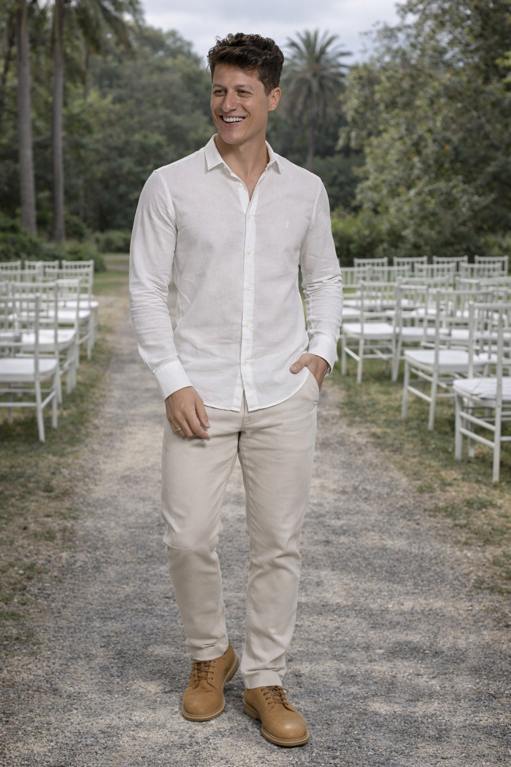 calça chino masculina