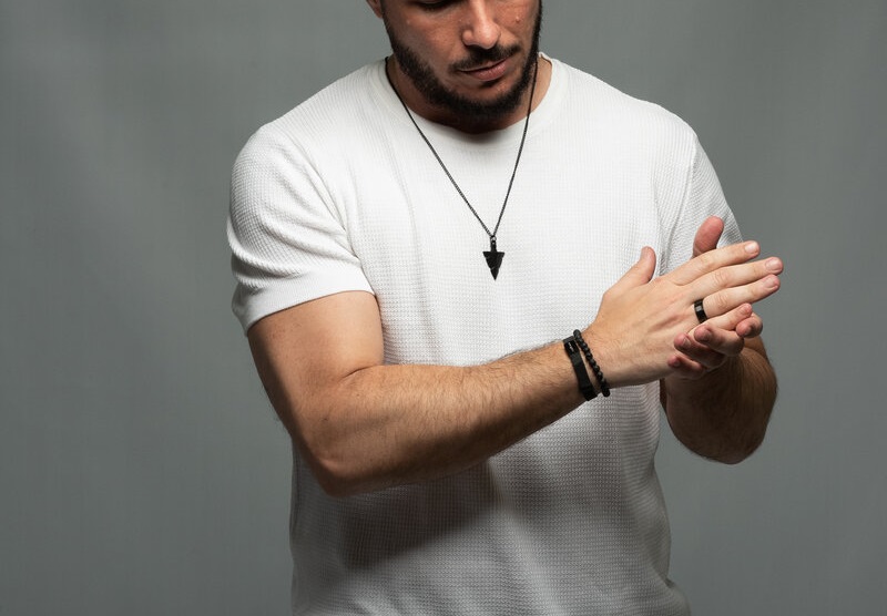 pulseiras masculinas como usar