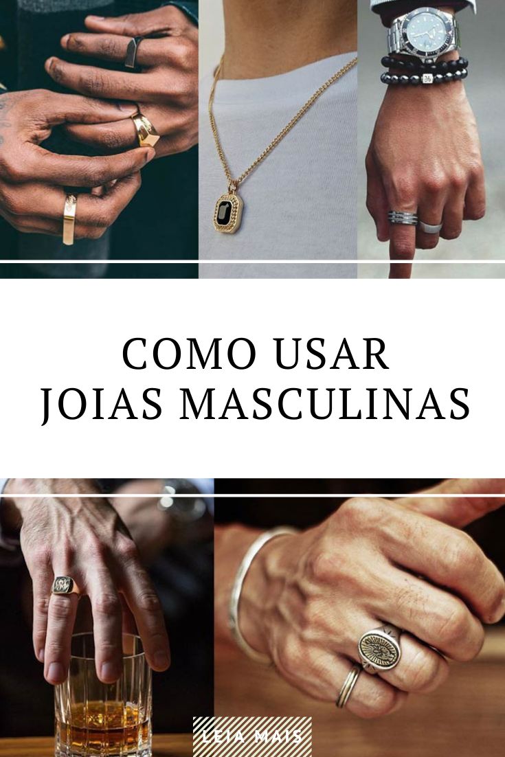 guia de estilo masculino com acessórios