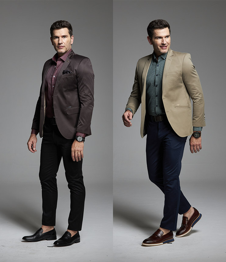 roupa esporte fino homem
