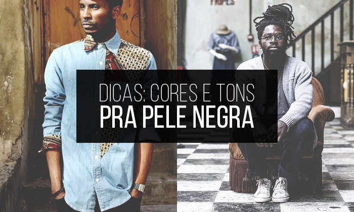 combinação de cores masculina pele morena
