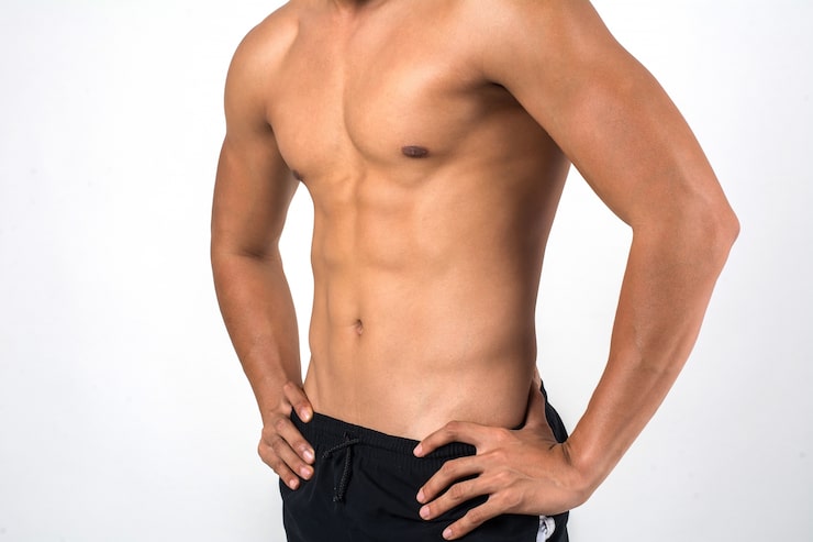 corpo magro e definido masculino