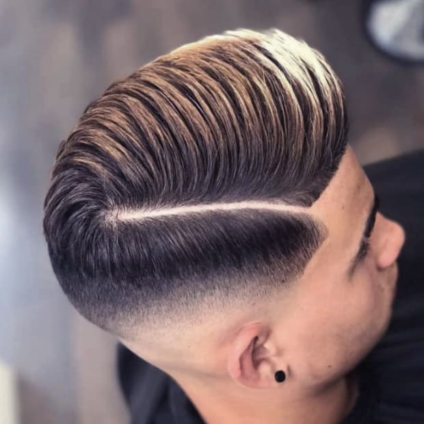corte americano com barba