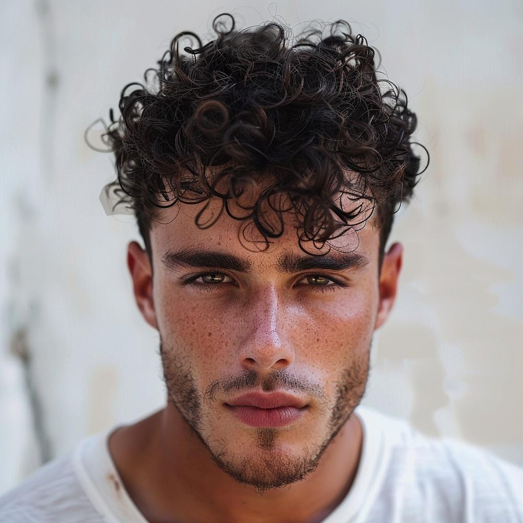 como cuidar cabelo cacheado masculino médio