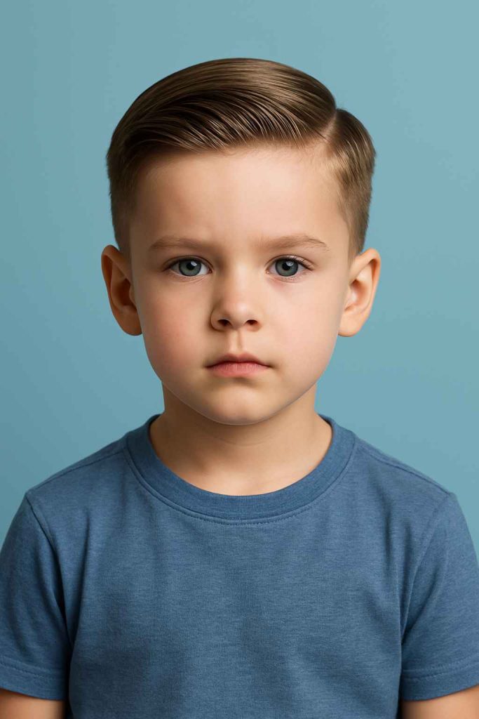 corte social infantil masculino