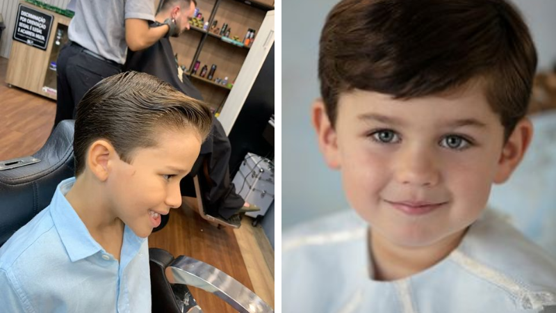 tendências corte cabelo infantil 2026