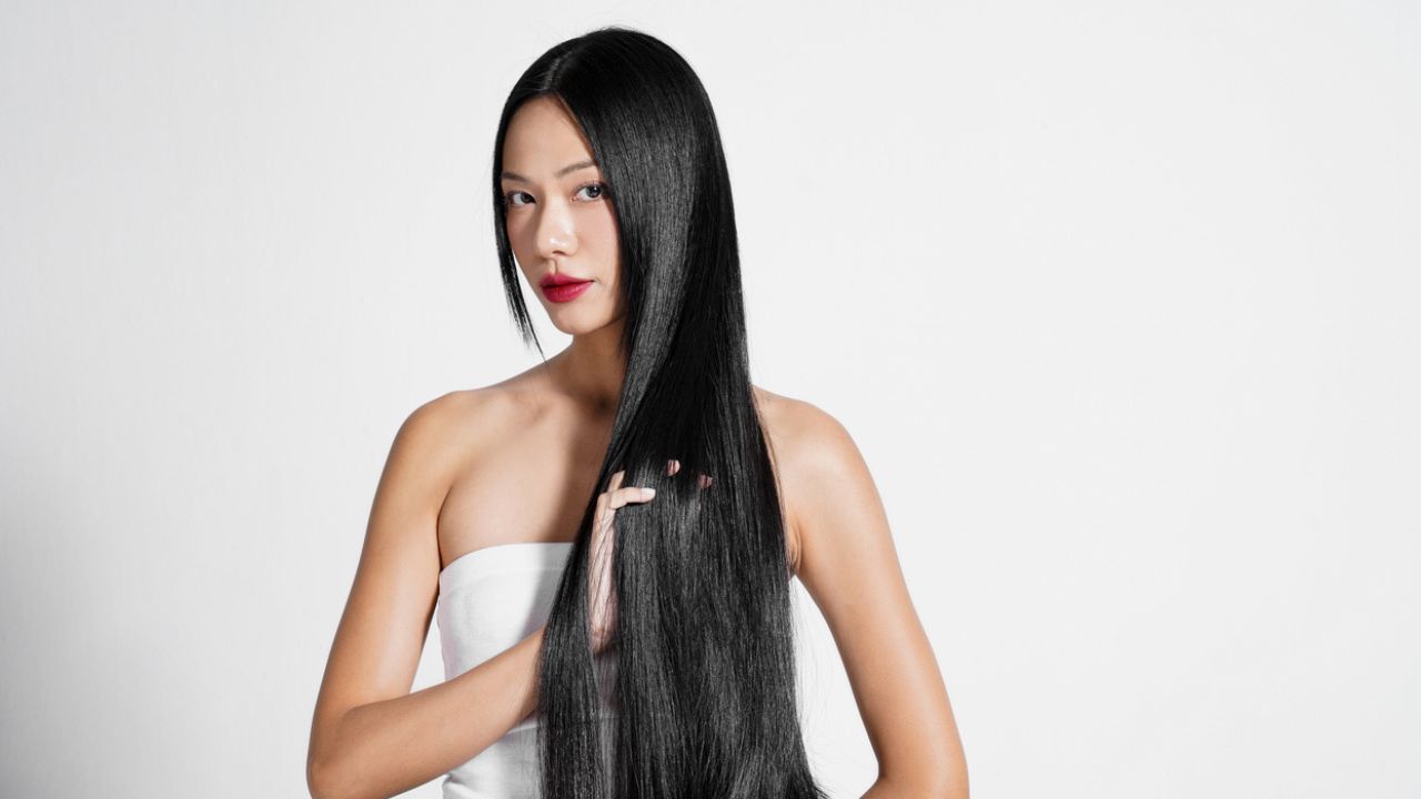 corte reto cabelo liso