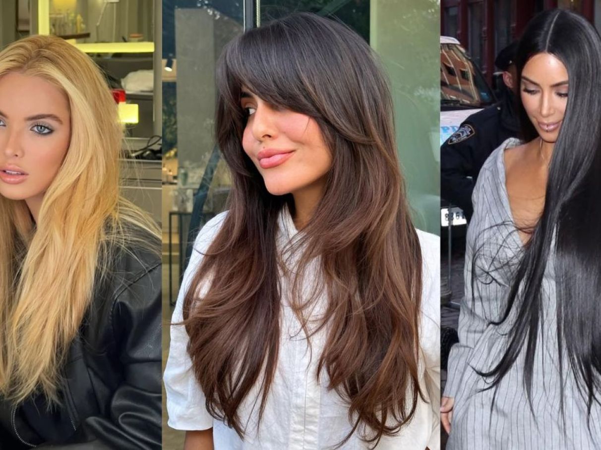 tendências corte cabelo liso 2026