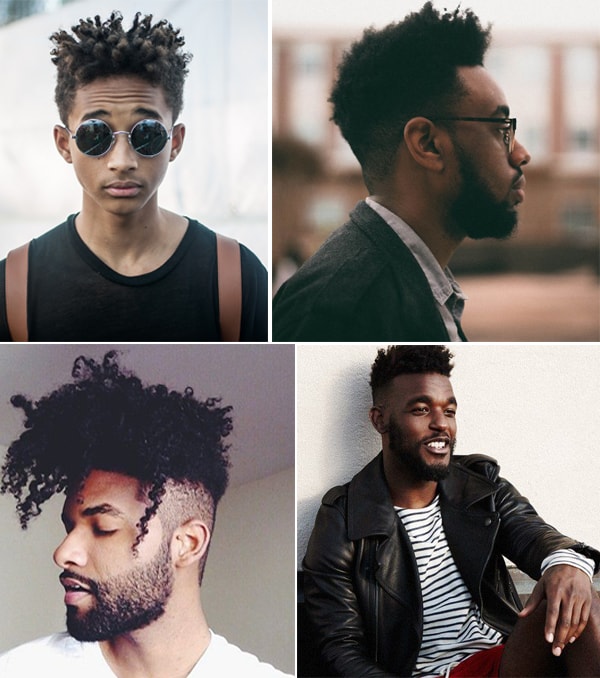 estilos de cabelo curto para homens negros