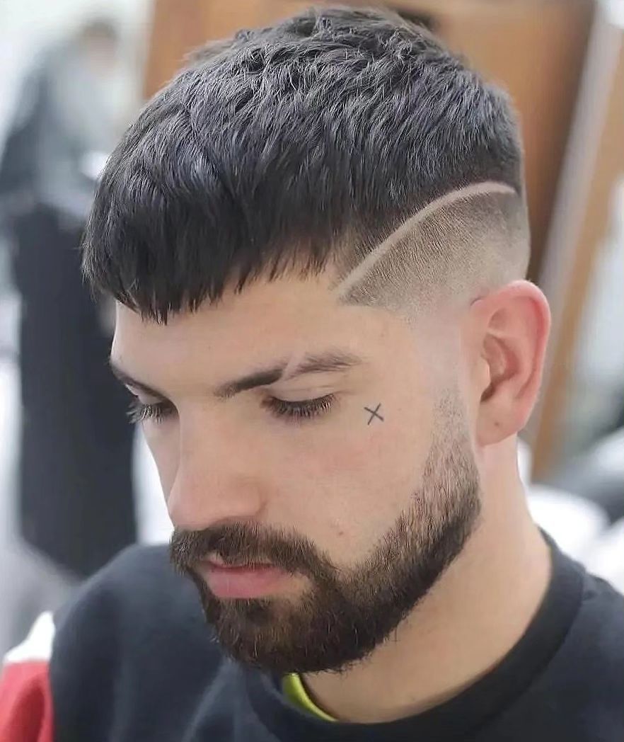 Taper fade masculino