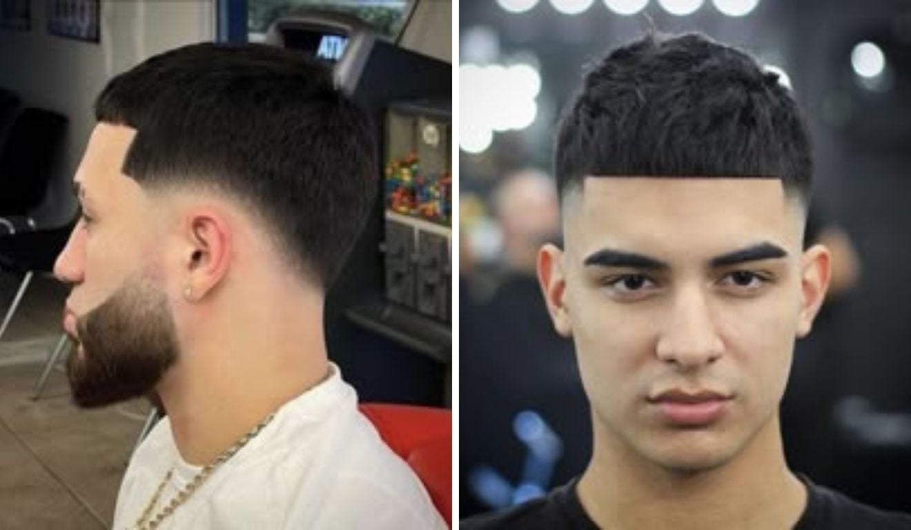 Taper fade masculino