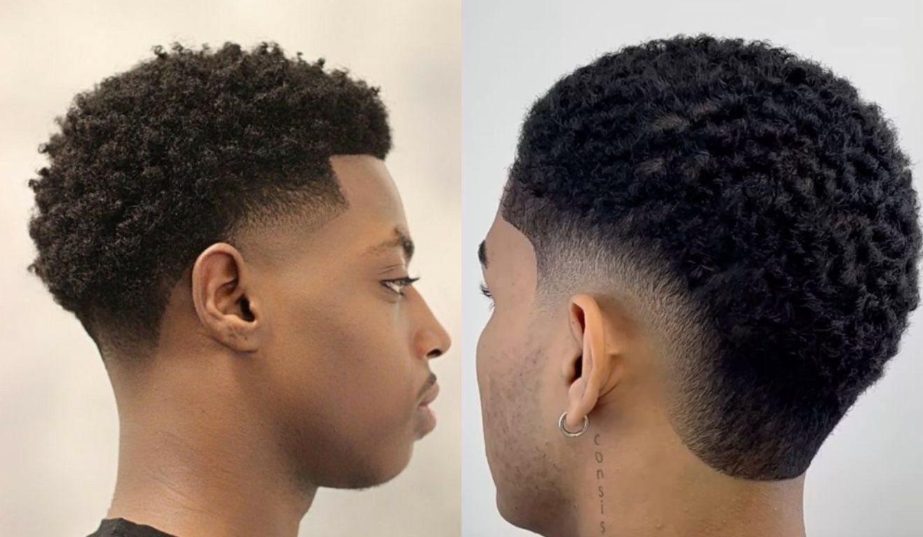 corte para cachos masculinos curtos