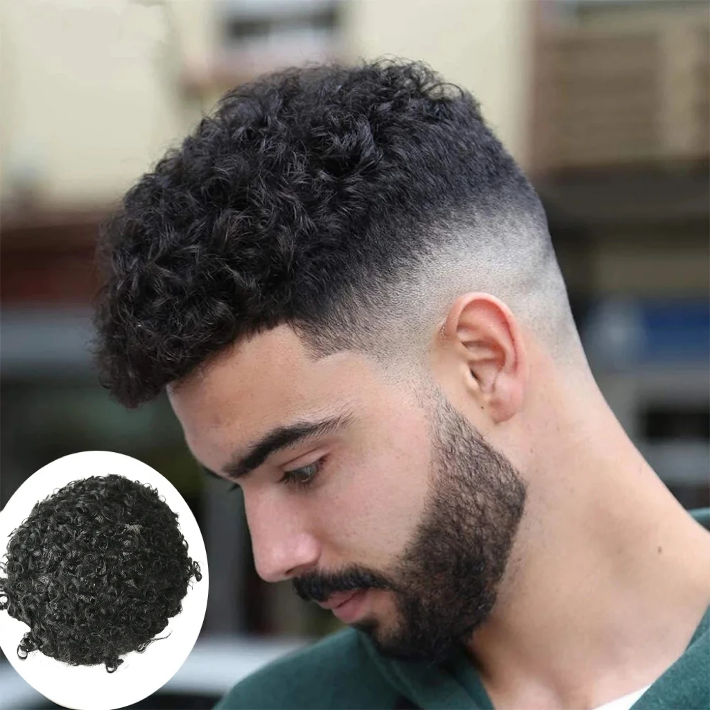 estilos de cabelo cacheado masculino baixo