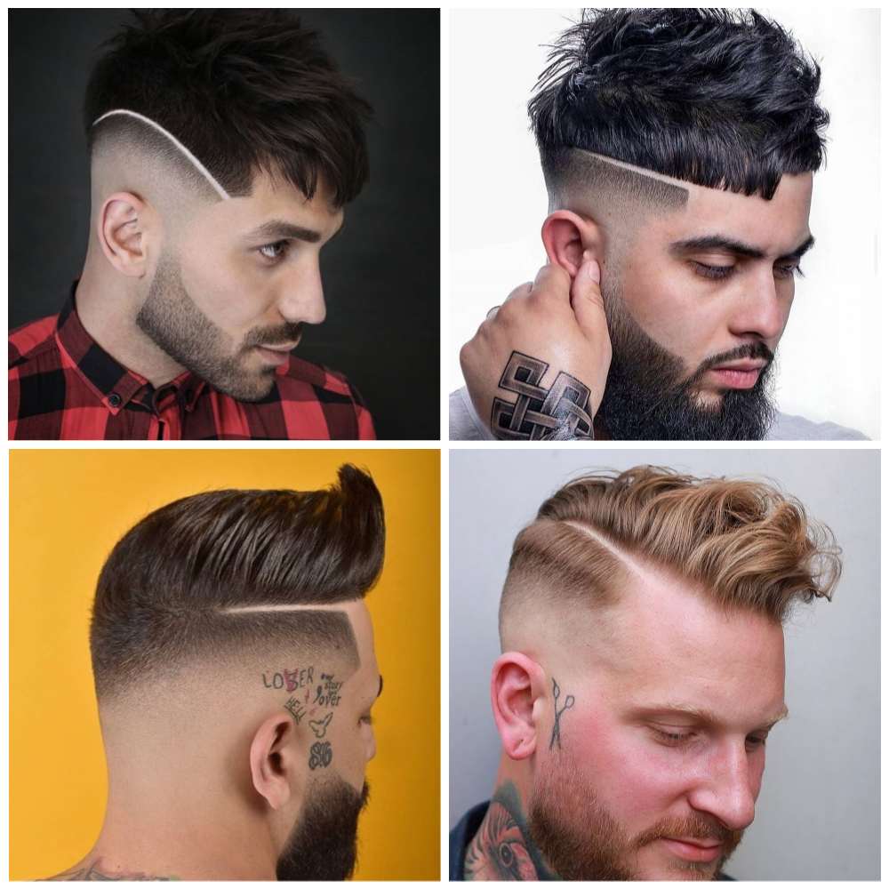 corte degradê com listra